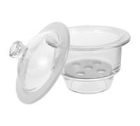 Healeved Laboratory Desiccator Bottle and Easy to Carry Features Glass Dryer Jar with Convenient Operation Made of Sturdy Glass Material Suitable for Scientific Experiment and Learning