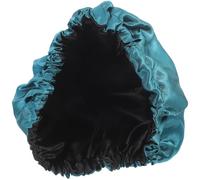 Healeved Large Keep Elasticity Caps with Shower for Satin-polyester Material, Reusable Hair Caps to Dry and Spa and Face Cleaning