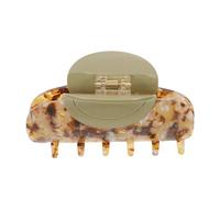 Healeved Large Tortoise Shell Hair Claw Clip for Women - Oversized Rectangle Jaw Clip - Thick Plastic Banana Hairpin with Non-slip Grip for Everyday Half-up Styles