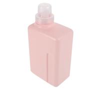 Healeved Laundry Bottle Dispenser Refillable Liquid Container for Detergent Cleaning Agents Travel Durable Pe Material Space Saving Design for Easy Organization
