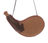 Healeved Leather Water Bota Bag Lightweight Ancient Wine Holder Suitable for Fishing Hiking and Outdoor Use