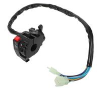 Healeved Left Hand Control Switch Assembly for 110-250cc Motorcycles and ATVs, Five-Function Handlebar Switch with Ignition Kill, Headlight Toggle, Engine Start, and Choke for Off-Road and