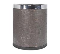 Healeved Lidless Waste Paper Basket Plastic Wastebasket Double Layer with Thickened Base Fireproof Material Large Capacity Versatile Design for Home Use Room of The House