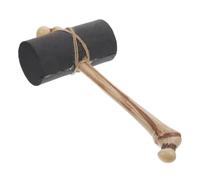 Healeved Lifelike Primitive Bone Hammer Prop for Halloween Cosplay Party Decoration Lightweight Simulated Caveman Hammer with Smooth Surface for Costume and Festival Play