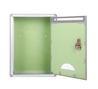 Healeved Lightweight Aluminium Alloy Suggestion Box with Lock, Waterproof Wall-mounted Mailbox for Company Use, Secure Small Office Feedback and Complaint Box