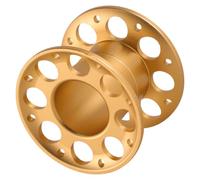 Healeved Lightweight Easy to Carry and Store Diving Spool Reel Aluminium Alloy with Snap Clip Sturdy Signal Buoy Reel for Scuba Diving and Underwater Works for Divers