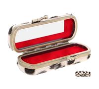 Healeved Lipstick Mirror Case Makeup Holder Bag Lipstick Organiser Storage Box Cosmetics Organiser Bag Portable Case Protective Velvet Lining