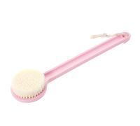 Healeved Long Handle Printed Bath Scrubber Soft Bristle Shower Brush for Exfoliating and Back Massage (Flamingo)