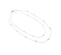 Healeved Long Necklace Layered Pearls Design Women Jewelry for Fashion Occasions Featuring Pearl Necklace Elements Timeless Look