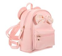 Healeved Lovely Mini Bow Design Shoulder Backpack for Lightweight Satchel with Capacity Cute Pink Rucksack Bag for Daily Use and Travel