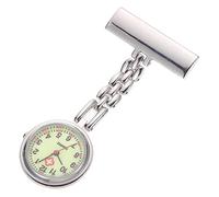 Healeved Lovely Nurse Clip Quartz Pocket Watch Luminous Face Lightweight Design for Medical Professionals and Students Easy to Wear for Work Accurate Timing with Safe Materials