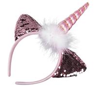 Healeved Luminous Cat Ear Headband Creative Party Flashing Headdress for Girls Hairband for Wedding Holiday Festival