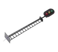 Healeved Luminous Mini Traffic Light Model Green Signal Lamp for Building Sand Table Scenes, Train Signal Accessory for Model Railway Layout Decor