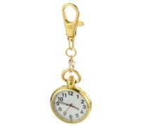 Healeved Luminous Nurse Pocket Watch, Stainless Steel Buckle Design, Hanging Fob Style for Bag, Button Battery, for Nurses Day and Elderly Use