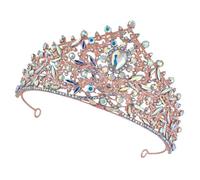 Healeved Luxury Bridal Crowns for Wedding Women's Rhinestone Crown Headband Fashionable Hair Accessories