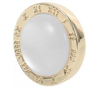 Healeved Magnetic Brooch Pin for Women No Sew Shirt Button Alternative Lightweight Clothing Accessory Scarf Fastener Easy to Attach and Reusable Gold Metal Design