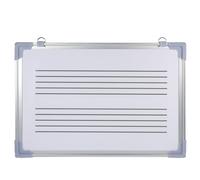 Healeved Magnetic Double-Sided Staff Whiteboard 30X45Cm Dry Erase Music Notation Board with Hanging Mount for Classroom Teaching and Music Training Random Color Random Color