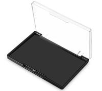 Healeved Magnetic Eyeshadow Palette Organizer with Lid, Black Base Empty Eyeshadow Tray for Makeup Storage, Cosmetic Palette Suitable for Professional and Personal Use