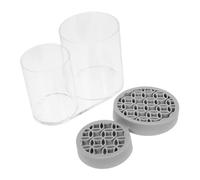 Healeved Makeup Brush Holder Organiser Tray Eyeshadow Palette Organiser Brush Holder Makeup Storage Box