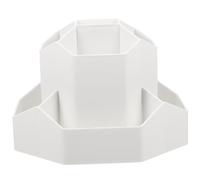Healeved Makeup Brush Holder Rotating Cosmetic Brush Organizer Desktop Stationary Organizer Vanity Table