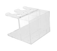 Healeved Makeup Organizer Acrylic Storage Rack for Vanity Multi-functional Sundries Holder Compact Makeup Brush and Toothbrush Stand for Efficient Bathroom Desktop Use