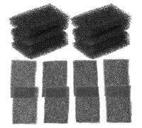 Healeved Makeup Sponge Dense Texture Pu Sponge Special Effect Black 16pcs for Creating Scars and Dark Spots for Halloween Party and Cosplay Use
