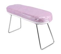 Healeved Manicure Pillow for Nail Art Comfortable Hand Cushion Tool Stylish Striped Design for Manicure Sessions at Home Salon