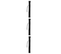 Healeved Martial Art Carrying Case and Tight Closure Design with Adjustable Shoulder Strap 3pcs Black Lightweight Cotton Cloth Storage Bag for Taichi Swords for Japanese and Chinese Martial