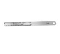 Healeved Metal Guitar Action Ruler for Electric Guitar for Precise Fret Installation and Optimized String Action Setup at Home