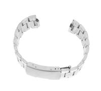 Healeved Metal Watch Strap Stainless Steel Band for Men Outdoor Sports Formal Events Durable Elegant Design with Deployant Clasp Compatible with Various Men Watches