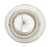 Healeved Metal Wire Fishing Basket Accessory 30x46cm Steel Crab Trap Fishing Net for Outdoor