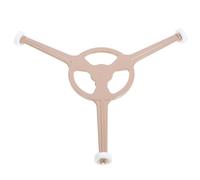 Healeved Microwave Turntable Base Support Stand with Triple Arm Roller Ring Plastic Tray Holder for Microwave Oven Replacement Parts Kitchen Appliance Supplies