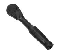 Healeved Mini 1/4 Inch Ratchet Wrench Reversible Stubby Quick Release | Compact Portability, Bi Directional Operation, Metal Build, for Garage Disassembly, Black Finish