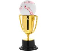 Healeved Mini Award Trophy Set for Competition and Celebration, Realistic Plastic and Pu Material, No Burr Design, Delicate Style Suitable for Recess Games and Talent Shows