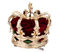 Healeved Mini King Crown Hair Clip Halloween Queen Coronation Hairpin Three-dimensional Crown Headdress