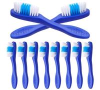 Healeved Mini Toothbrush Set 10 Pcs with Soft Bristles and Plastic Material for Prisoners in Rehabilitation Centers Featuring Safe Grip and Anti-