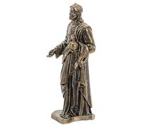 Healeved Miniature Brass Jesus Figurine Small Religious Collectible Statue for Home Décor Pocket-Sized Spiritual Ornament Suitable for Christian Easter and Christmas Decorations