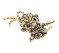 Healeved Monkey King Brass Pendant Keychain Chinese Monkey Charm for DIY Jewelry Findings and Backpack Accessory for Arts and Crafts