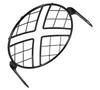 Healeved Motorcycle Headlight Grill Cover Black Metal Grid Protector for Motorcycle Headlamp, Prevents Damage and Deformation with Optimal Light Transmission, Stylish Design for Enhanced
