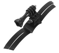 Healeved Motorcycle Helmet Chin Mount 2nd Gen Universal Bike Helmet Camera Holder Strap Bracket for Action and Sports Cameras Compatible with Motorbike Riding