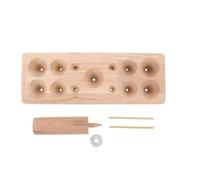 Healeved Moxibustion Mold for Household DIY Moxa Cone Maker Tool Wooden Moxa Cone Making Mold for Traditional Chinese Therapy
