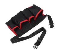 Healeved Multi-Functional Tool Pouch Belt with Extended Zipper Pocket High-Capacity Waist Bag Organizer for Electricians Gardeners Service Workers and Property Managers Multipocket Storage