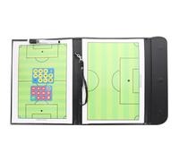 Healeved Multi-use Lightweight PVC Tactical Coaching Board for Football and Soccer Training, Foldable Three-Section Design, Sturdy Reusable Whiteboard for Competition and Practice