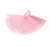 Healeved Nail Art Display Practice Sticks Fan Shaped Nail Polish Gel False Tips Easy to Add Remove Reorder Quality Plastic Gel Polish Alternative