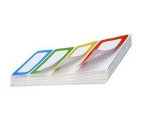 Healeved Name Labels Blank Label Stickers Writable Self-Adhesive 200pcs Copper Plate Stickers for Organising and Categorising Items for Working Office and Marking