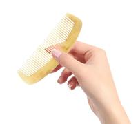 Healeved Natural Horn Comb Anti-static Hair Beard Styling Comb Promotes Hair Smoothing Fine Craftsmanship Portable Handbag Use Anytime