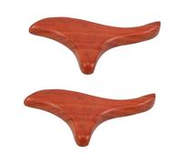Healeved Natural Wood Thai Massage Sticks Deep Tissue Massage Tool Set Hand Foot Massager for Home Travel
