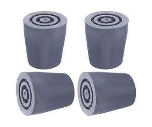 Healeved Non Slip Shower Chair Foot Covers 4Pcs Rubber Replacement Tips for Bath Chair and Cane Feet Protecting Floors and Enhancing Stability