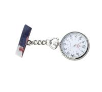 Healeved Nurse Fob Watch with Digital Display Alloy Case 24-Hour Medical Pocket Watch for Nurses and Students for Exams and Work