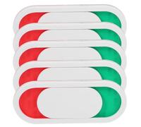 Healeved Occupied Vacant Sliding Door Sign for Restroom Bathroom Privacy Status Notification for Public and Private Use 5Pcs